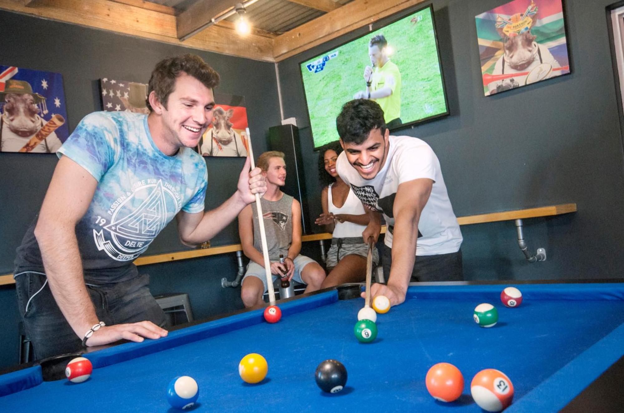 Never At Home Green Point Cape Town Bagian luar foto Pool table at the Sports Bar