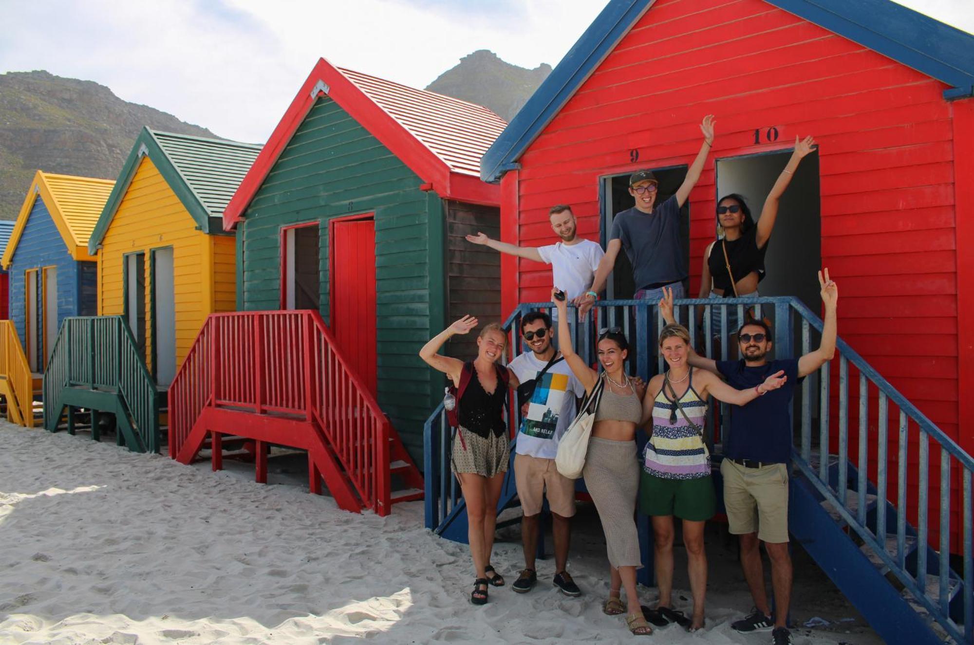 Never At Home Green Point Cape Town Bagian luar foto The beach huts of Muizenberg